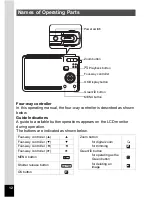 Preview for 14 page of Pentax 18493 - Optio S6 Digital Camera Operating Manual