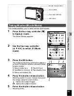 Preview for 61 page of Pentax 18493 - Optio S6 Digital Camera Operating Manual