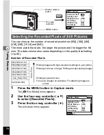 Preview for 80 page of Pentax 18493 - Optio S6 Digital Camera Operating Manual