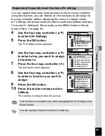 Preview for 97 page of Pentax 18493 - Optio S6 Digital Camera Operating Manual