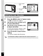 Preview for 100 page of Pentax 18493 - Optio S6 Digital Camera Operating Manual