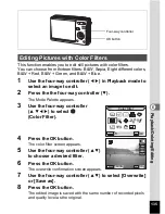 Preview for 137 page of Pentax 18493 - Optio S6 Digital Camera Operating Manual