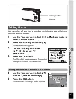 Preview for 143 page of Pentax 18493 - Optio S6 Digital Camera Operating Manual