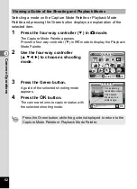 Preview for 64 page of Pentax 19033 - Optio W10 Digital Camera Operating Manual