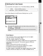 Preview for 125 page of Pentax 19156 Operating Manual