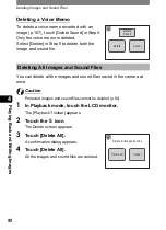 Preview for 92 page of Pentax 19181 - Optio T20 7MP Digital Camera Operating Manual