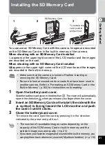 Preview for 23 page of Pentax 19211 - Optio A30 10MP Digital Camera Operating Manual