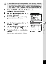 Preview for 113 page of Pentax 19211 - Optio A30 10MP Digital Camera Operating Manual