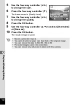 Preview for 144 page of Pentax 19211 - Optio A30 10MP Digital Camera Operating Manual