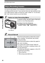 Preview for 32 page of Pentax 19231 - Optio T30 7.1MP Digital Camera Operating Manual