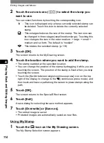 Preview for 116 page of Pentax 19231 - Optio T30 7.1MP Digital Camera Operating Manual