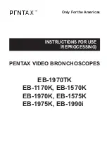 Preview for 1 page of Pentax EB-1170K Instructions For Use Manual