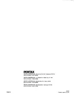 Preview for 20 page of Pentax PV-T20A Instruction Manual