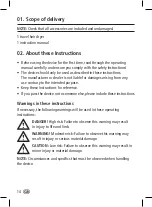 Preview for 16 page of Pepcare 15231012 Instruction Manual