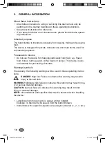 Preview for 18 page of PEPCOOK 16441031 Operating Instructions Manual