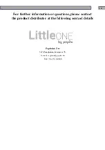 Preview for 19 page of Pepita LittleONE 8613 P User Manual