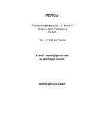 Preview for 17 page of PERCo WHD-16 Installation And Operation Manual