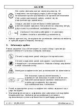 Preview for 25 page of Perel LAL1C5B User Manual