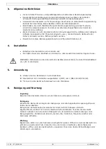 Preview for 20 page of Perel PHS2000-L User Manual