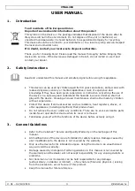 Preview for 3 page of Perel VTBAL300 User Manual