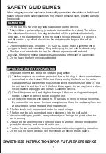 Preview for 2 page of Perfect Aire 1PAFD16 User Manual