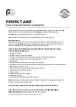 Preview for 14 page of Perfect Aire 3W1BF45 User Manual