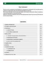 Preview for 22 page of Perfelli K 6622 C 1000 Country LED User Manual