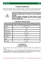 Preview for 23 page of Perfelli K 6622 C 1000 Country LED User Manual