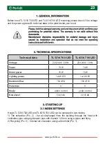 Preview for 23 page of Perfelli TL 5316 700 LED User Manual