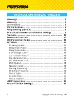 Preview for 2 page of Performa Racing Crawler Combo Instruction Manual