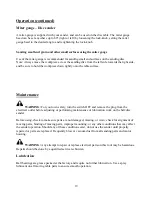 Preview for 19 page of Performax 240-2973 Operation And Safety Instructions