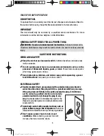 Preview for 5 page of Performax 241-0972 Operating Manual