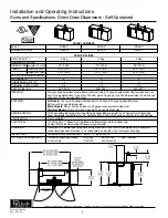 Preview for 2 page of Perlick DS Series Installation And Operation Instructions Manual