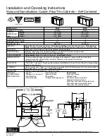 Preview for 2 page of Perlick PR48 Installation And Operation Instructions Manual