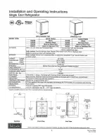 Preview for 2 page of Perlick R24N Installation And Operation Instructions Manual