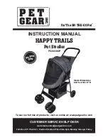 Pet Gear HAPPY TRAILS PG8030DP Instruction Manual preview