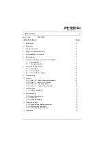 Preview for 2 page of Peter electronic VB 230-25 Assembly And Commissioning Instructions