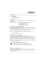 Preview for 10 page of Peter electronic VB 230-25 Assembly And Commissioning Instructions