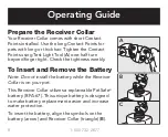 Preview for 8 page of Petsafe deluxe ultralight HIG11-13658 Operating Manual