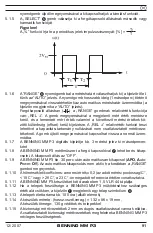 Preview for 91 page of PEWA BENNING MM P3 Operating Manual