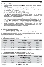 Preview for 92 page of PEWA BENNING MM P3 Operating Manual