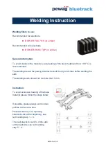 Preview for 1 page of pewag bluetrack duo perfekt Welding Instruction