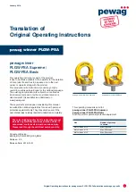 Preview for 1 page of pewag PLGW-PSA Supreme Translation Of Original Operating Instructions