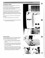 Preview for 155 page of Pfaff Sewing Machine Instruction Book