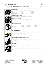 Preview for 14 page of PFT G 5 c FU 230V Operating Instructions Manual