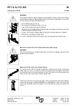 Preview for 26 page of PFT G 5 c FU 230V Operating Instructions Manual