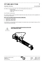 Preview for 8 page of PFT HM 6 400V TITAN Operating Instructions Manual