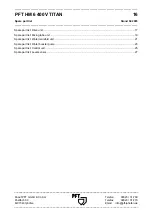 Preview for 17 page of PFT HM 6 400V TITAN Operating Instructions Manual