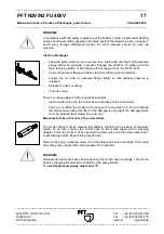 Preview for 18 page of PFT N2FU User Manual And  Spare Parts List