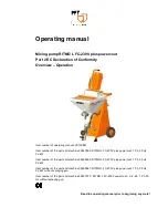 Preview for 1 page of PFT RITMO L FC-230V plus Operating Manual